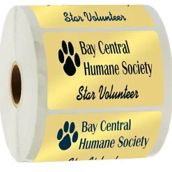 Sticker by the Roll - Rectangle - 2 inches x 3 inches