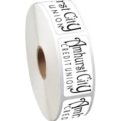 Sticker by the Roll - Rectangle - 1 inch x 2 inches