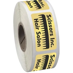 Sticker by the Roll - Rectangle - 3/4 inches x 1-1/2 inches