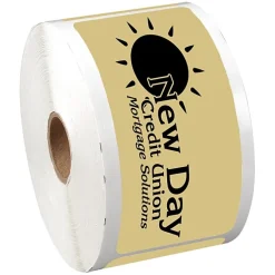 Sticker by the Roll - Rectangle - 2 inches x 4-5/8 inches