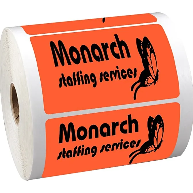 Sticker by the Roll - Rectangle - 2-3/8 inches x 3-3/4 inches
