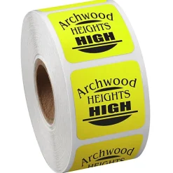 Sticker by the Roll - Square - 1-1/4 inches x 1-1/4 inches