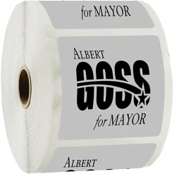 Sticker by the Roll - Square - 3 inches x 3 inches