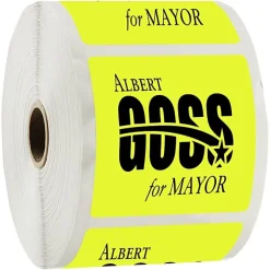 Sticker by the Roll - Square - 3 inches x 3 inches