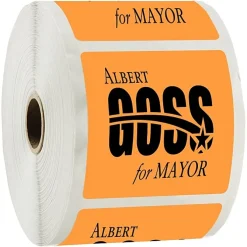 Sticker by the Roll - Square - 3 inches x 3 inches