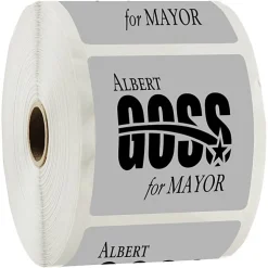 Sticker by the Roll - Square - 3 inches x 3 inches