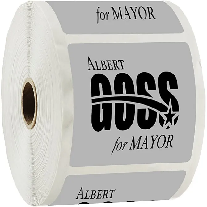Sticker by the Roll - Square - 3 inches x 3 inches