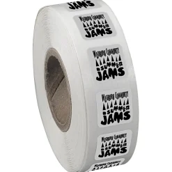 Sticker by the Roll - Square - 1/2 inches x 1/2 inches