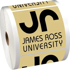 Sticker by the Roll - Square - 3-3/4 inches x 3-3/4 inches