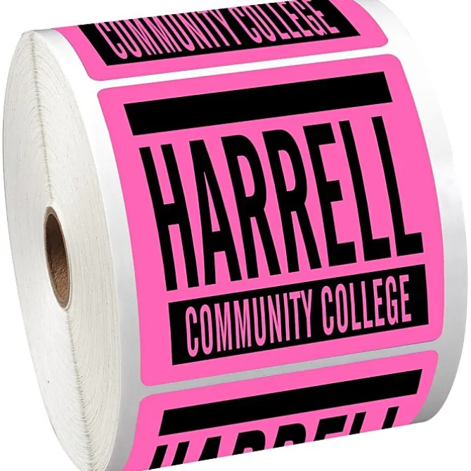 Sticker by the Roll - Square - 3-1/2 inches x 3-1/2 inches