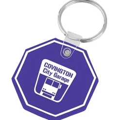 Stop Sign Soft Keychain - Opaque