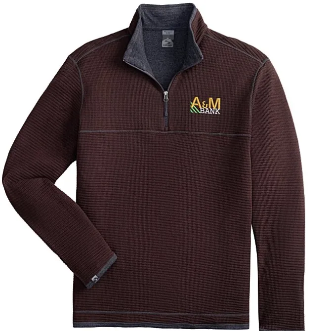 Storm Creek Jarret Waffle Knit 1/4-Zip Fleece - Men's
