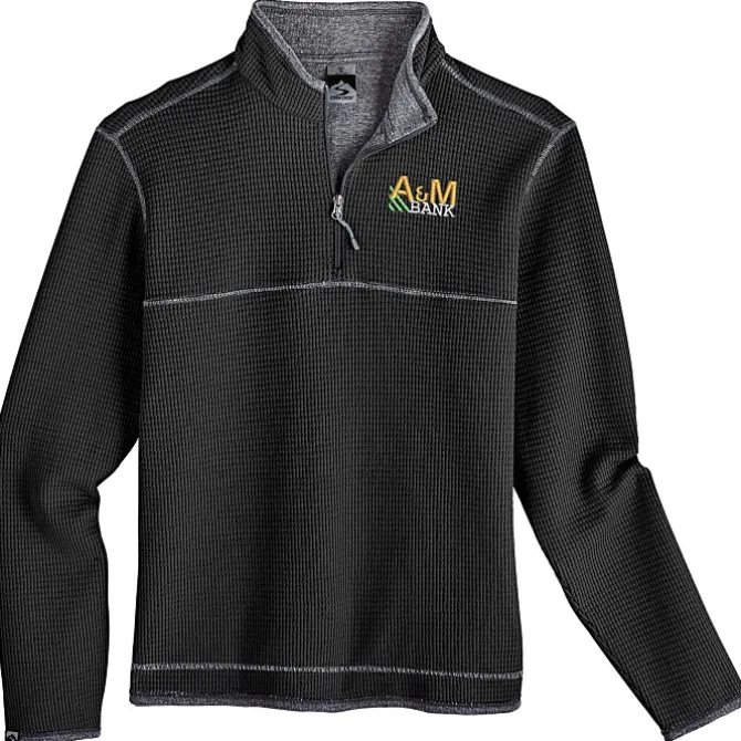 Storm Creek Jarret Waffle Knit 1/4-Zip Fleece - Men's