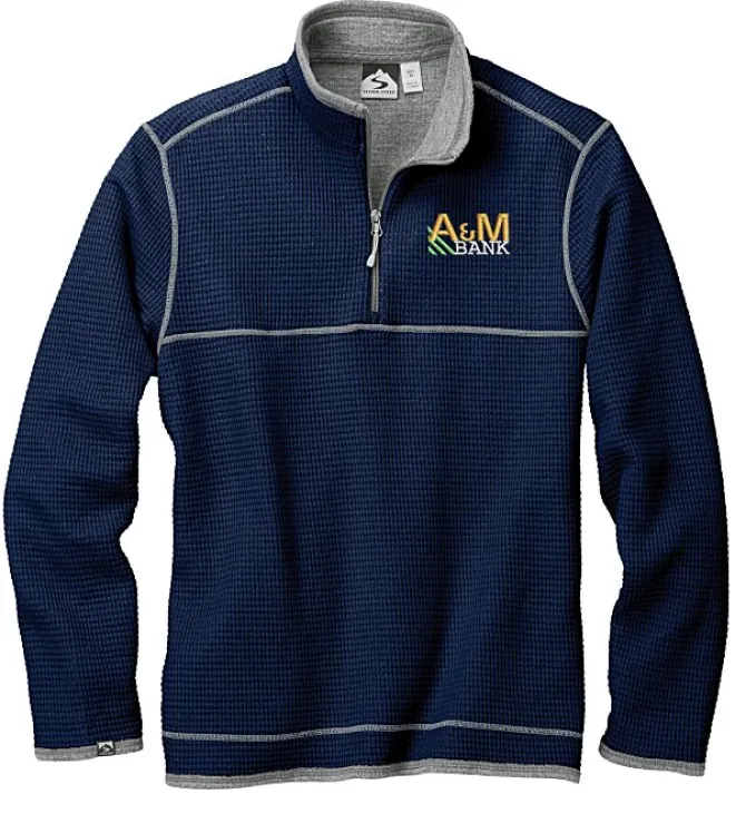 Storm Creek Jarret Waffle Knit 1/4-Zip Fleece - Men's
