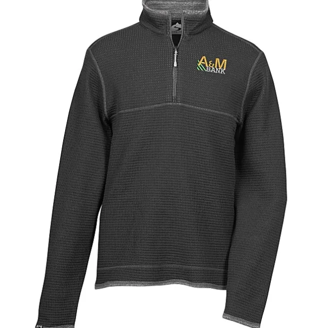 Storm Creek Jarret Waffle Knit 1/4-Zip Fleece - Men's