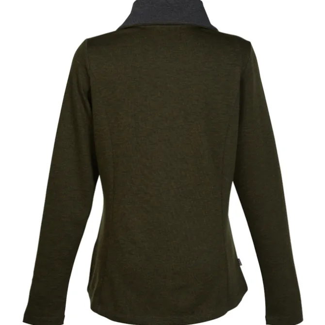 Stratton Wool Blend 1/2-Zip Knit Pullover - Ladies'