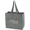 Structured Cotton Shopper Tote with Interior Lamination - 24 hr
