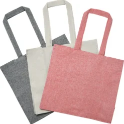 Structured Cotton Shopper Tote with Interior Lamination - 24 hr