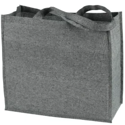Structured Cotton Shopper Tote with Interior Lamination - 24 hr