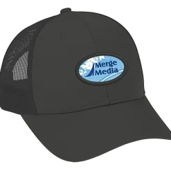 Structured Cotton Twill Trucker Cap - Full Color Patch - 24 hr