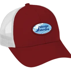 Structured Cotton Twill Trucker Cap - Full Color Patch - 24 hr