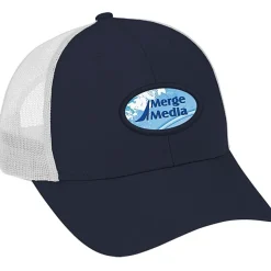 Structured Cotton Twill Trucker Cap - Full Color Patch - 24 hr
