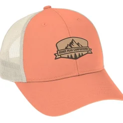 Structured Cotton Twill Trucker Cap - Laser Engraved Patch - 24 hr