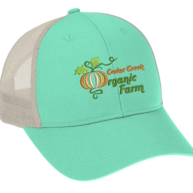 Structured Cotton Twill Trucker Cap - 24 hr