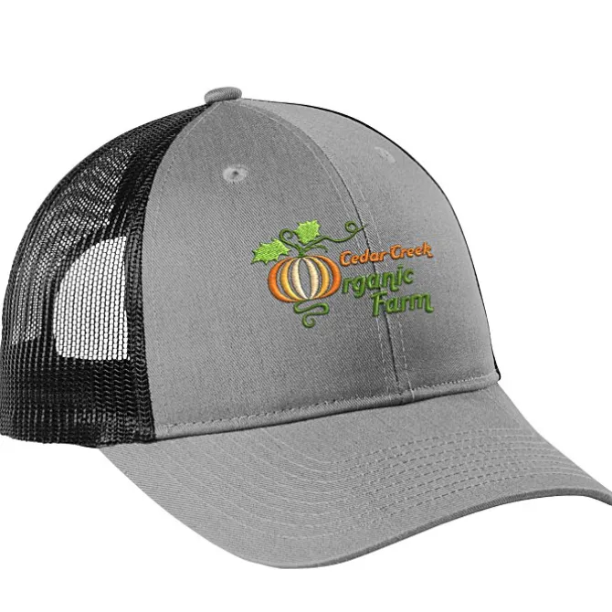 Structured Cotton Twill Trucker Cap - 24 hr