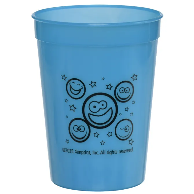 Super Kid Mood Stadium Cup - 12 oz - Smiley Faces