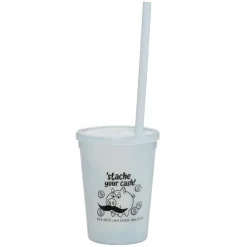 Super Kid Mood Stadium Cup with Straw - 12 oz - Dollars and Cents