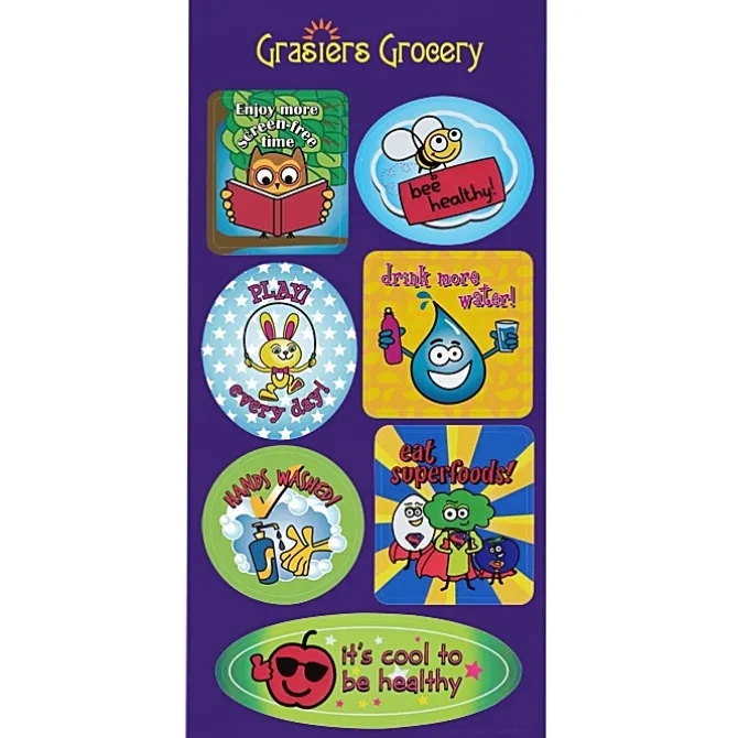 Super Kid Sticker Sheet - Healthy Habits