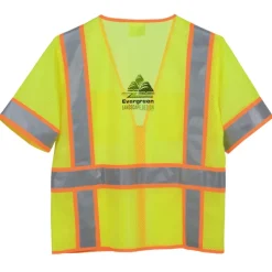 Surveyor Zippered Two-Tone Short-Sleeve Vest