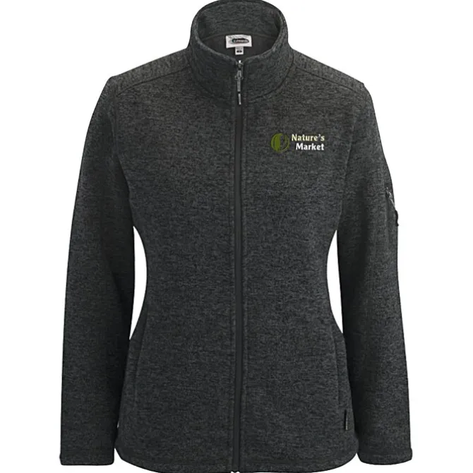 Sweater Knit Fleece Jacket - Ladies'