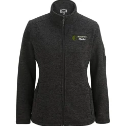 Sweater Knit Fleece Jacket - Ladies' - 24 hr