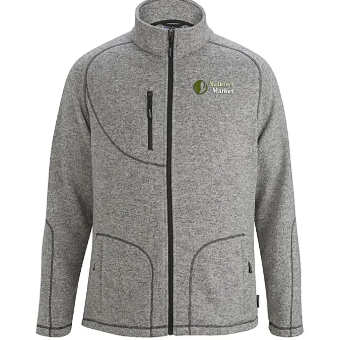 Sweater Knit Fleece Jacket - Men's - 24 hr
