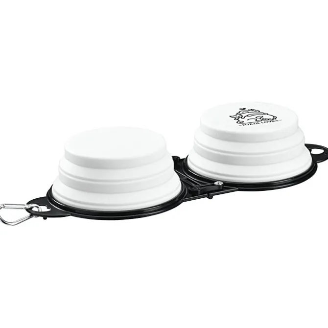 Tag Along Dual Collapsible Pet Bowl