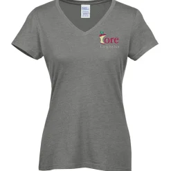 Team Favorite Blended V-Neck T-Shirt - Ladies' - Embroidered