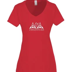 Team Favorite 4.5-oz V-Neck T-Shirt - Ladies' - Screen