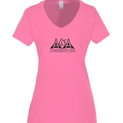 Team Favorite 4.5-oz V-Neck T-Shirt - Ladies' - Screen