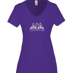 Team Favorite 4.5-oz V-Neck T-Shirt - Ladies' - Screen