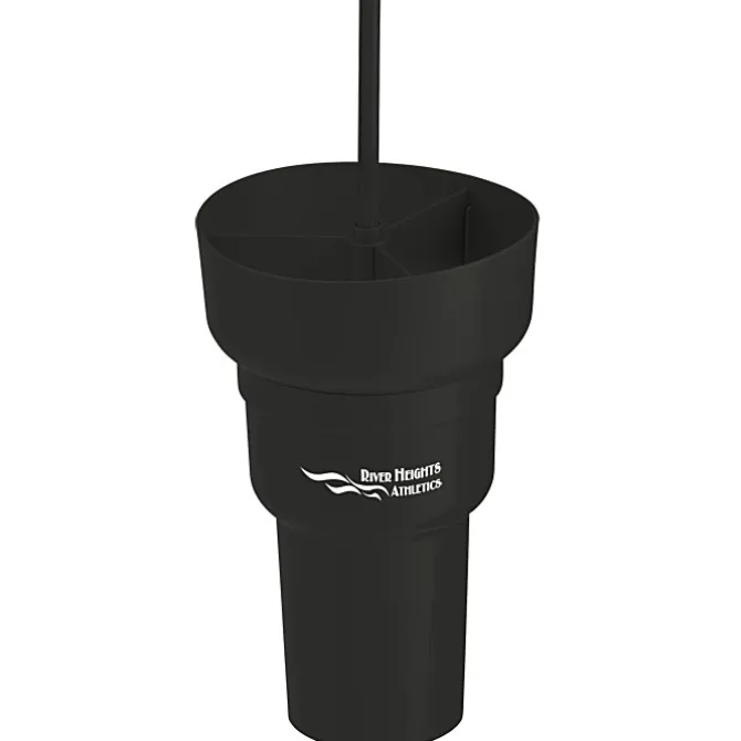 Team 365 Stadium Tumbler with Straw and Snack Bowl - 28 oz - 24 hr