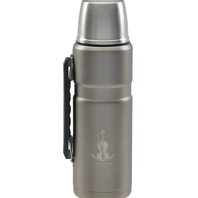 Thermos King Beverage Bottle - 40 oz. - Laser Engraved - 24 hr