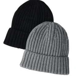 Thick Rib Knit Cuff Beanie