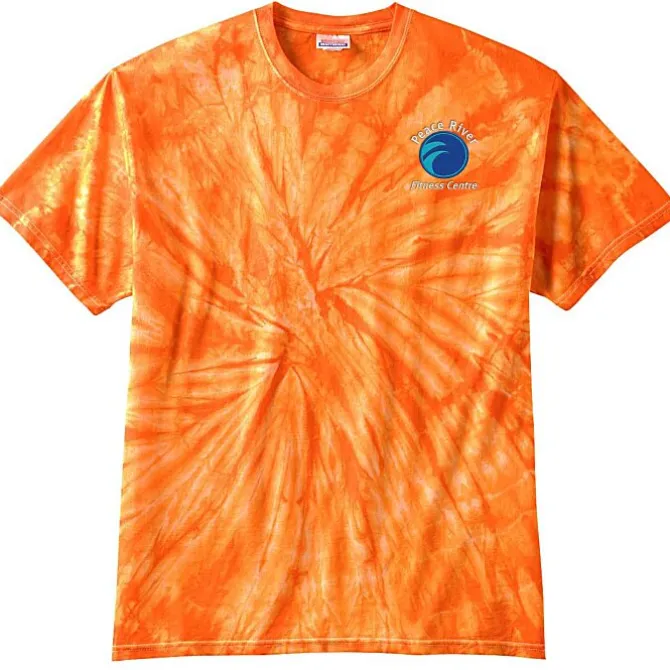 Tie-Dye T-Shirt - Tonal Spider - Embroidered