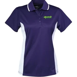 Tipped Colorblock Wicking Polo - Ladies' - Embroidered
