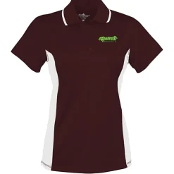 Tipped Colorblock Wicking Polo - Ladies' - Embroidered