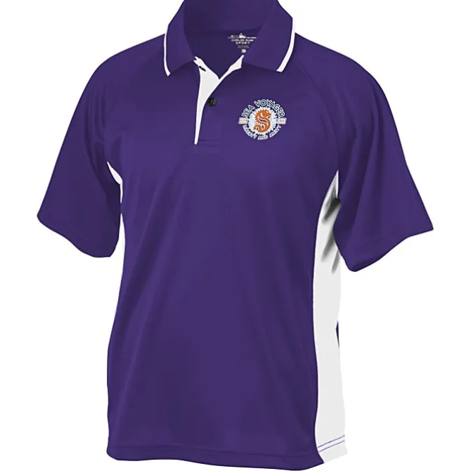 Tipped Colorblock Wicking Polo - Men's - Full Color