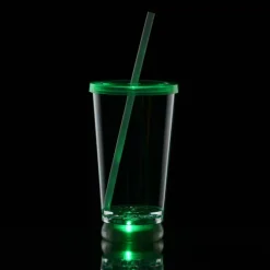 To-Go Light-Up Tumbler with Straw - 16 oz. - Multicolor