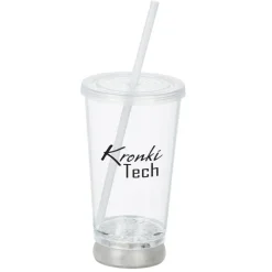 To-Go Light-Up Tumbler with Straw - 16 oz. - Multicolor